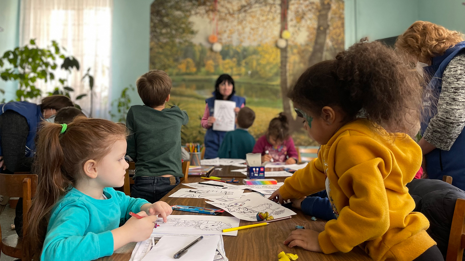 Ukrainske børn på flugt får støtte gennem leg